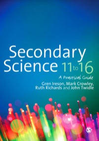 Imagen de portada: Secondary Science 11 to 16 1st edition 9781849201261