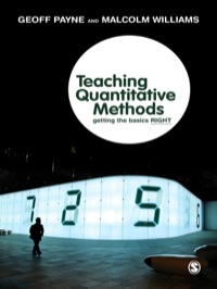 Cover image: Teaching Quantitative Methods 1st edition 9781848600003