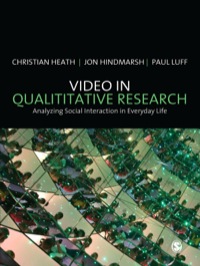 Cover image: Video in Qualitative Research 1st edition 9781412929431