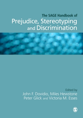 Cover image: The SAGE Handbook of Prejudice, Stereotyping and Discrimination 1st edition 9781412934534