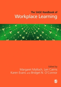 Imagen de portada: The SAGE Handbook of Workplace Learning 1st edition 9781446270523