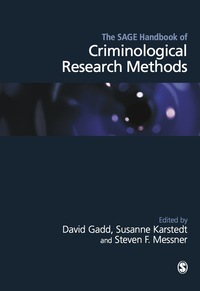 Imagen de portada: The SAGE Handbook of Criminological Research Methods 1st edition 9781849201759