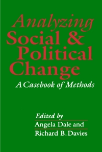 Imagen de portada: Analyzing Social and Political Change 1st edition 9780803982994