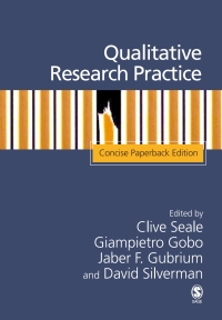 Cover image: Qualitative Research Practice 1st edition 9780761947769