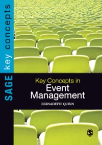 Imagen de portada: Key Concepts in Event Management 1st edition 9781849205603