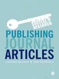 Imagen de portada: Publishing Journal Articles 1st edition 9781446200629