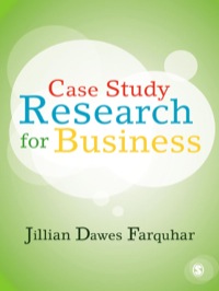 Cover image: Case Study Research for Business 1st edition 9781849207768