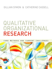 Cover image: Qualitative Organizational Research 1st edition 9780857024114