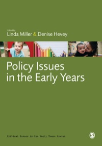 Imagen de portada: Policy Issues in the Early Years 1st edition 9780857029638