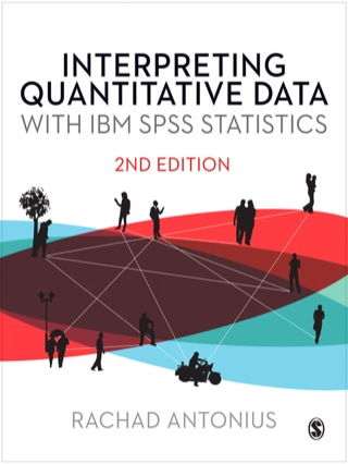 Cover image: Interpreting Quantitative Data with IBM SPSS Statistics 2nd edition 9781446207437