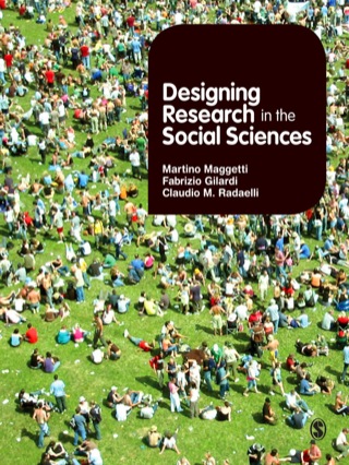 Cover image: Designing Research in the Social Sciences 1st edition 9781849205009