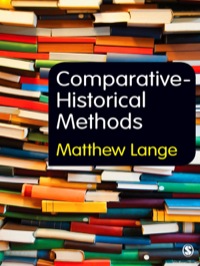 Imagen de portada: Comparative-Historical Methods 1st edition 9781849206280