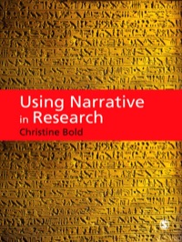 Omslagafbeelding: Using Narrative in Research 1st edition 9781848607187