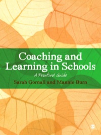 Omslagafbeelding: Coaching and Learning in Schools 1st edition 9781446240878