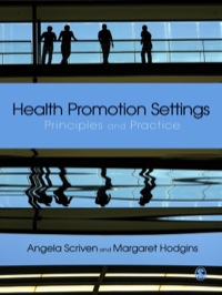 Cover image: Health Promotion Settings 1st edition 9780857025456