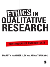 Immagine di copertina: Ethics in Qualitative Research 1st edition 9780857021403
