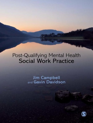 Cover image: Post-Qualifying Mental Health Social Work Practice 1st edition 9781848609952