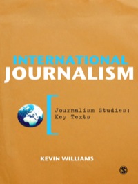 Cover image: International Journalism 1st edition 9781412945271