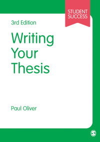 Omslagafbeelding: Writing Your Thesis 3rd edition 9781446267844