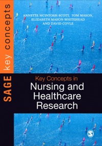 Imagen de portada: Key Concepts in Nursing and Healthcare Research 1st edition 9781446210710