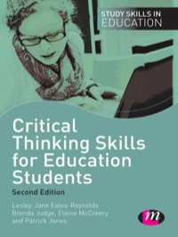 صورة الغلاف: Critical Thinking Skills for Education Students 2nd edition 9781446268407