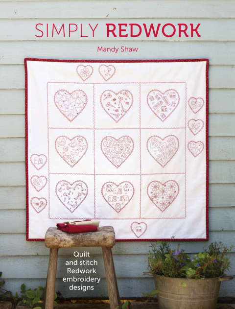 Simply Redwork: Quilt and Stitch Redwork Embroidery Designs - FULL INSTANT DOWNLOAD | PDF DOCX EPUB