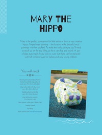 صورة الغلاف: Mary the Hippo Soft Toy Pattern 9781446369845