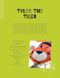 صورة الغلاف: Tyler the Tiger Soft Toy Pattern 9781446369906