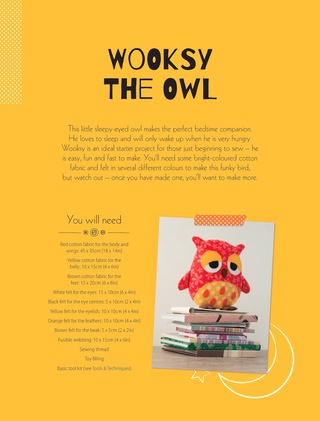Cover image: Wooksy the Owl Soft Toy Pattern 9781446369913