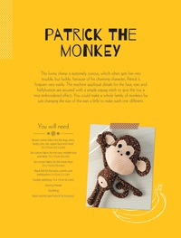 表紙画像: Patrick the Monkey Soft Toy Pattern 9781446369920