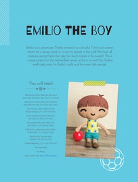 表紙画像: Emilio the Boy Soft Toy Pattern 9781446369937
