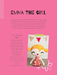 表紙画像: Emma the Girl Soft Toy Pattern 9781446369944