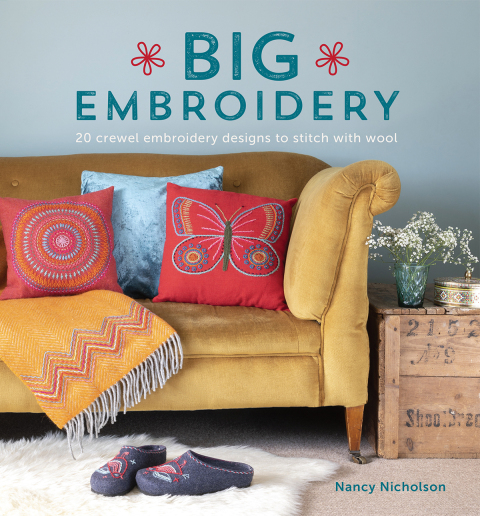 Big Embroidery: 20 Crewel Embroidery Designs to Stitch with Wool - FULL INSTANT DOWNLOAD | PDF DOCX EPUB