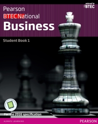 Titelbild: BTEC Nationals Business Student Book 1 Library Edition 1st edition 9781292126241