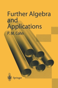 Imagen de portada: Further Algebra and Applications 9781852336677