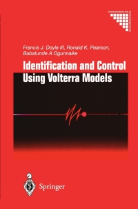 Titelbild: Identification and Control Using Volterra Models 9781447110637