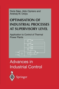 Imagen de portada: Optimisation of Industrial Processes at Supervisory Level 9781852333867