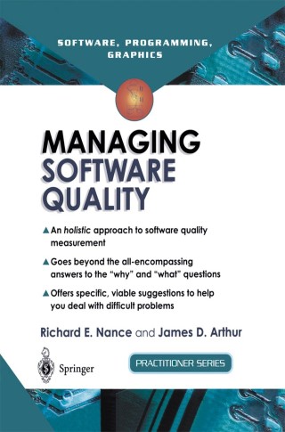 Titelbild: Managing Software Quality 9781852333935