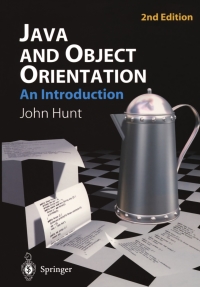 Immagine di copertina: Java and Object Orientation: An Introduction 2nd edition 9781852335694