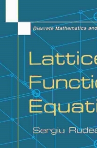 Cover image: Lattice Functions and Equations 9781852332662