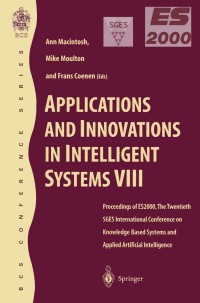 صورة الغلاف: Applications and Innovations in Intelligent Systems VIII 1st edition 9781852334024