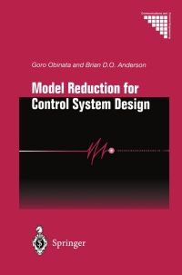 Cover image: Model Reduction for Control System Design 9781447110781