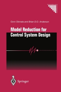 Imagen de portada: Model Reduction for Control System Design 9781447110781