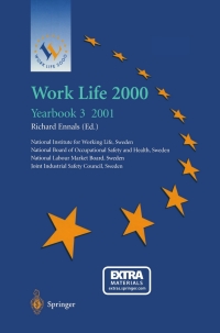 صورة الغلاف: Work Life 2000 Yearbook 3 1st edition 9781852333836