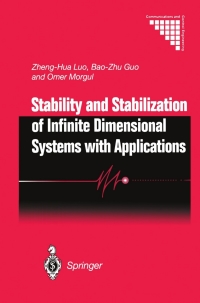 Imagen de portada: Stability and Stabilization of Infinite Dimensional Systems with Applications 9781852331245