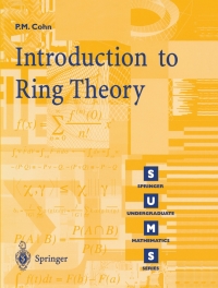 Imagen de portada: Introduction to Ring Theory 9781852332068