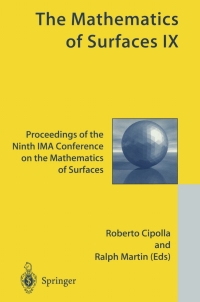 Imagen de portada: The Mathematics of Surfaces IX 1st edition 9781852333584