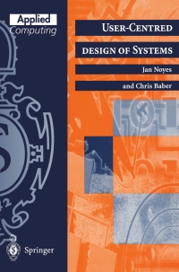 Imagen de portada: User-Centred Design of Systems 9783540760078