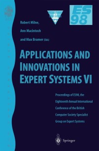 Imagen de portada: Applications and Innovations in Expert Systems VI 1st edition 9781852330873