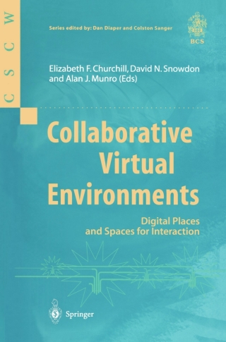 Cover image: Collaborative Virtual Environments 1st edition 9781852332440
